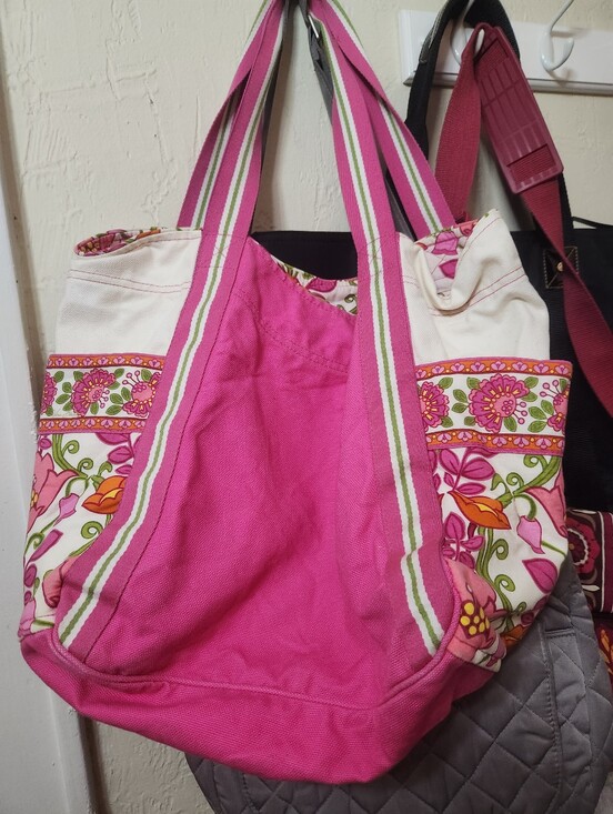 Vera Bradley Handbags - Vera Bradley Lilli Bell Canvas Colorblock Tote from the Summer 2013 collection,